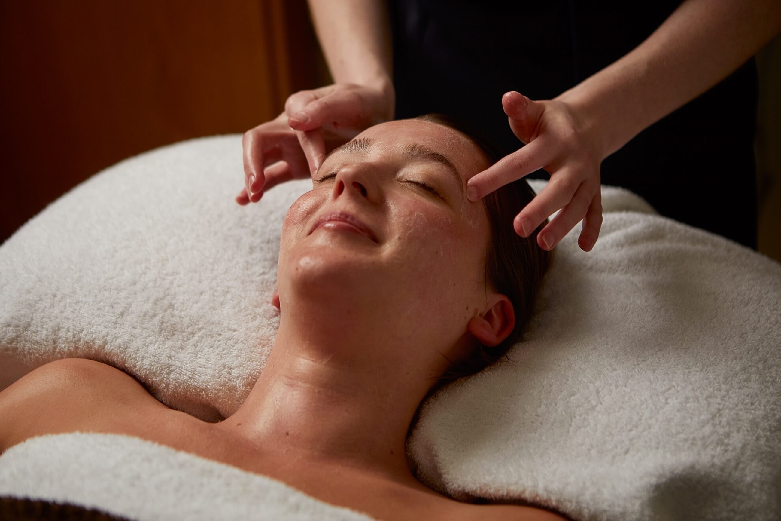 Facial spa treatment at Macdonald Hotels