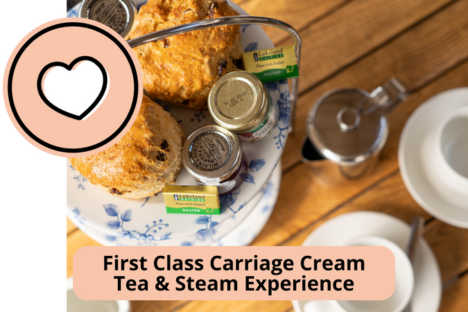  First Class Carriage Cream Tea & Steam Experience