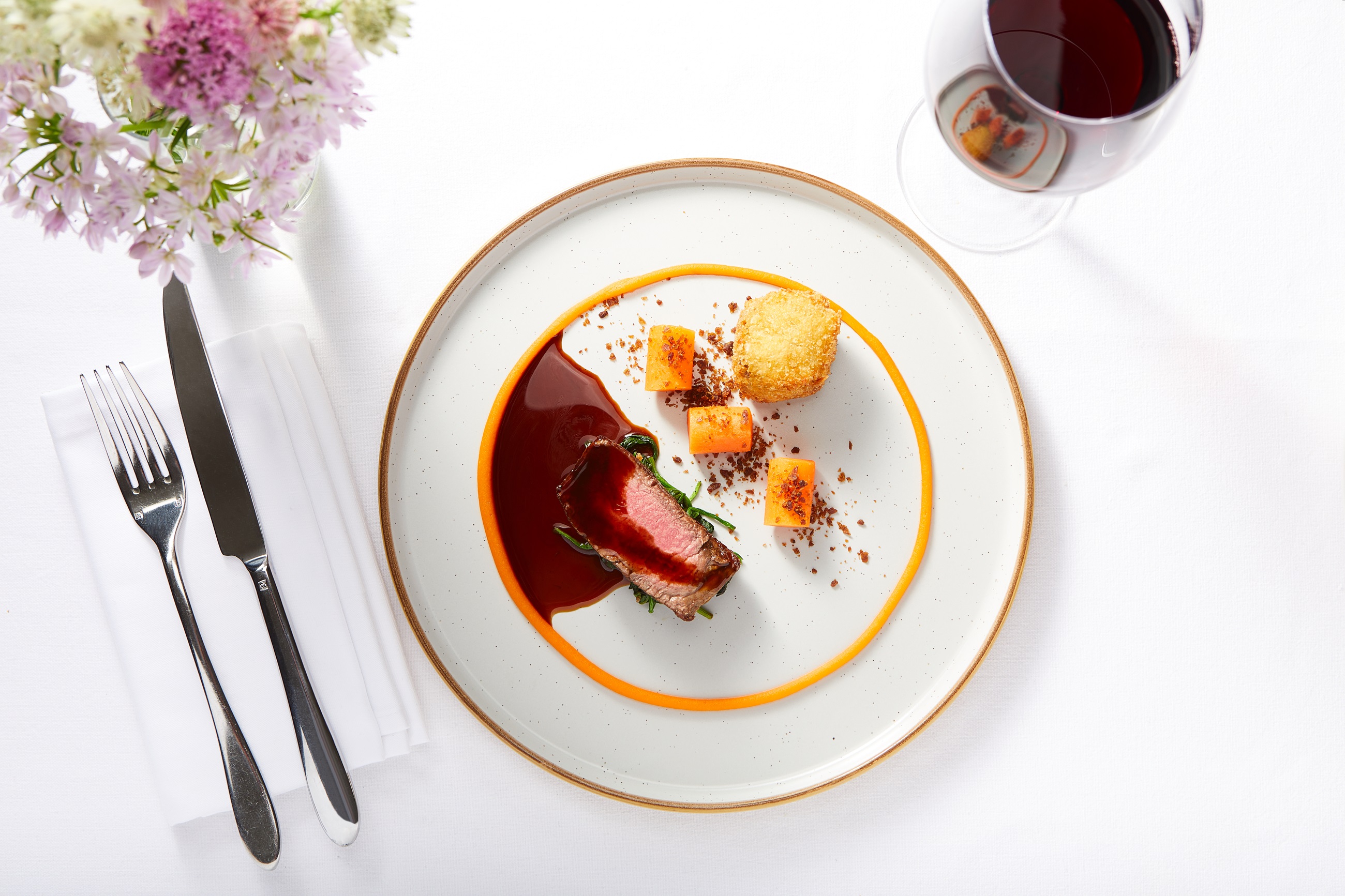 Fillet of beef dish, Houstoun House