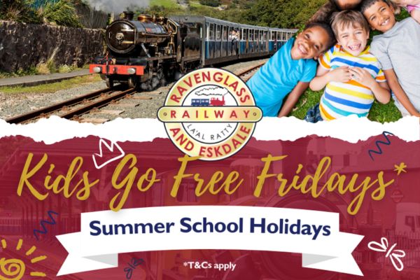 Kids Go Free Fridays at the Ravenglass and Eskdale Railway