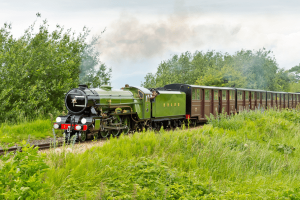 Green Goddess Steam Engine Visiting