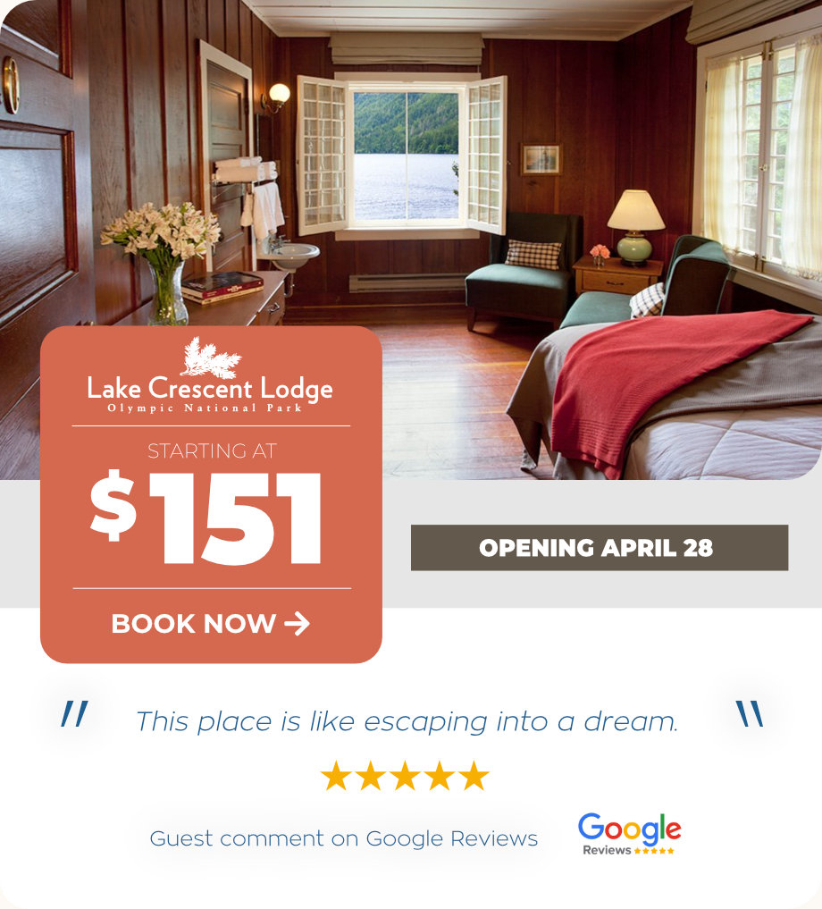 Lake Crescent Lodge starting from $151 - Book Now