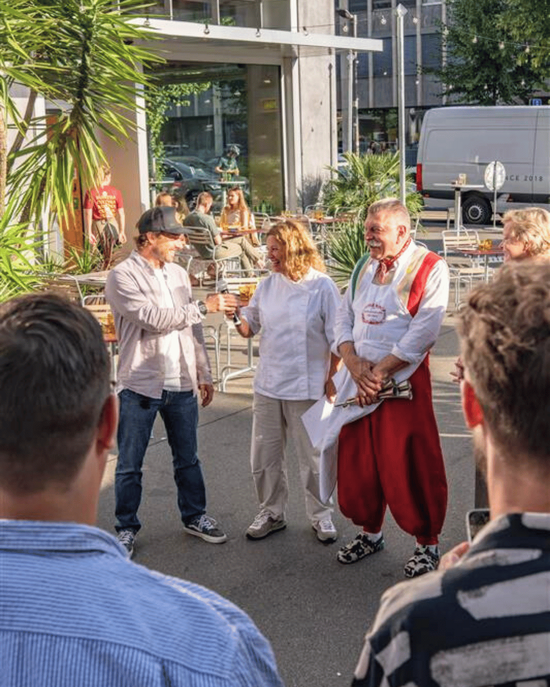 Haya Molcho and Dario Cecchini in Zurich