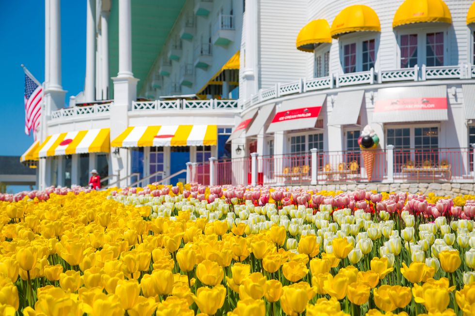 Tour the Historic Grand Hotel Gardens on Mackinac Island with