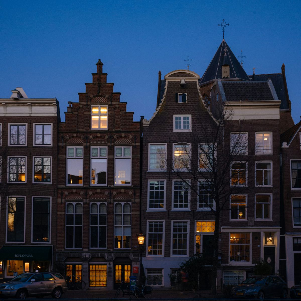 Amsterdam canal houses