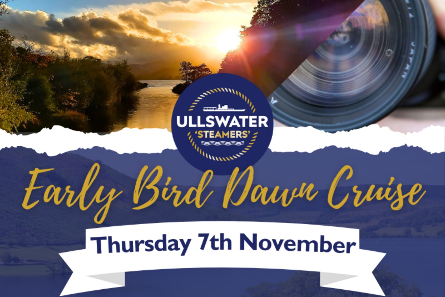 Dawn Photography Cruise on Ullswater Lake