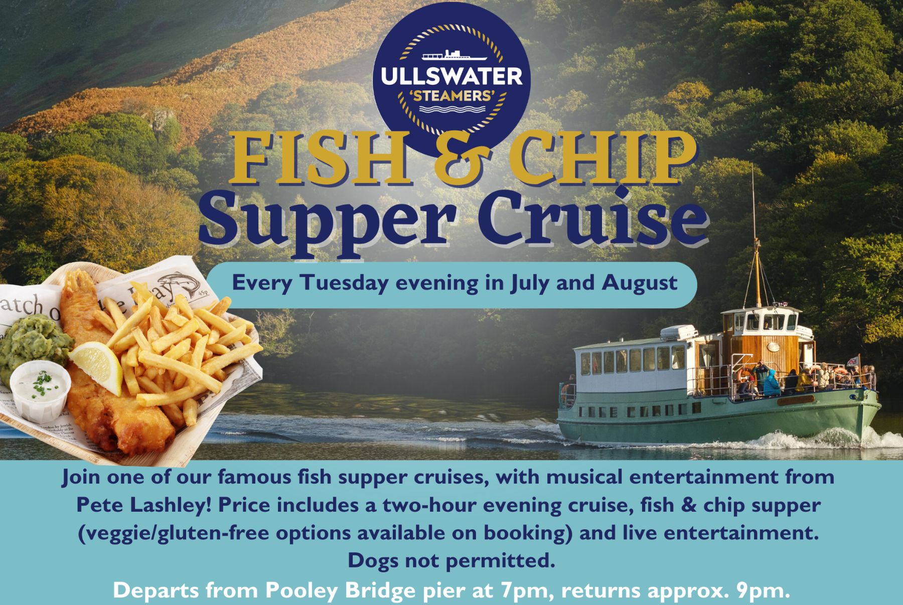 Fish and Chip Supper Cruises