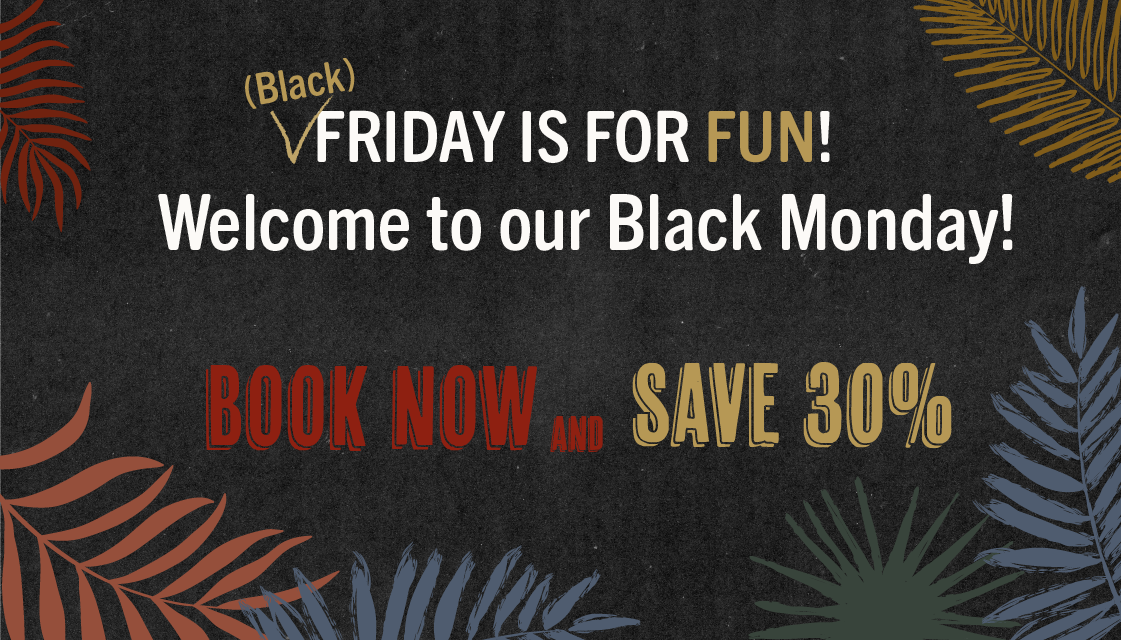 l o % BTN LRI Welcome to our Black Monday! @@ @W AND M 30% %j 