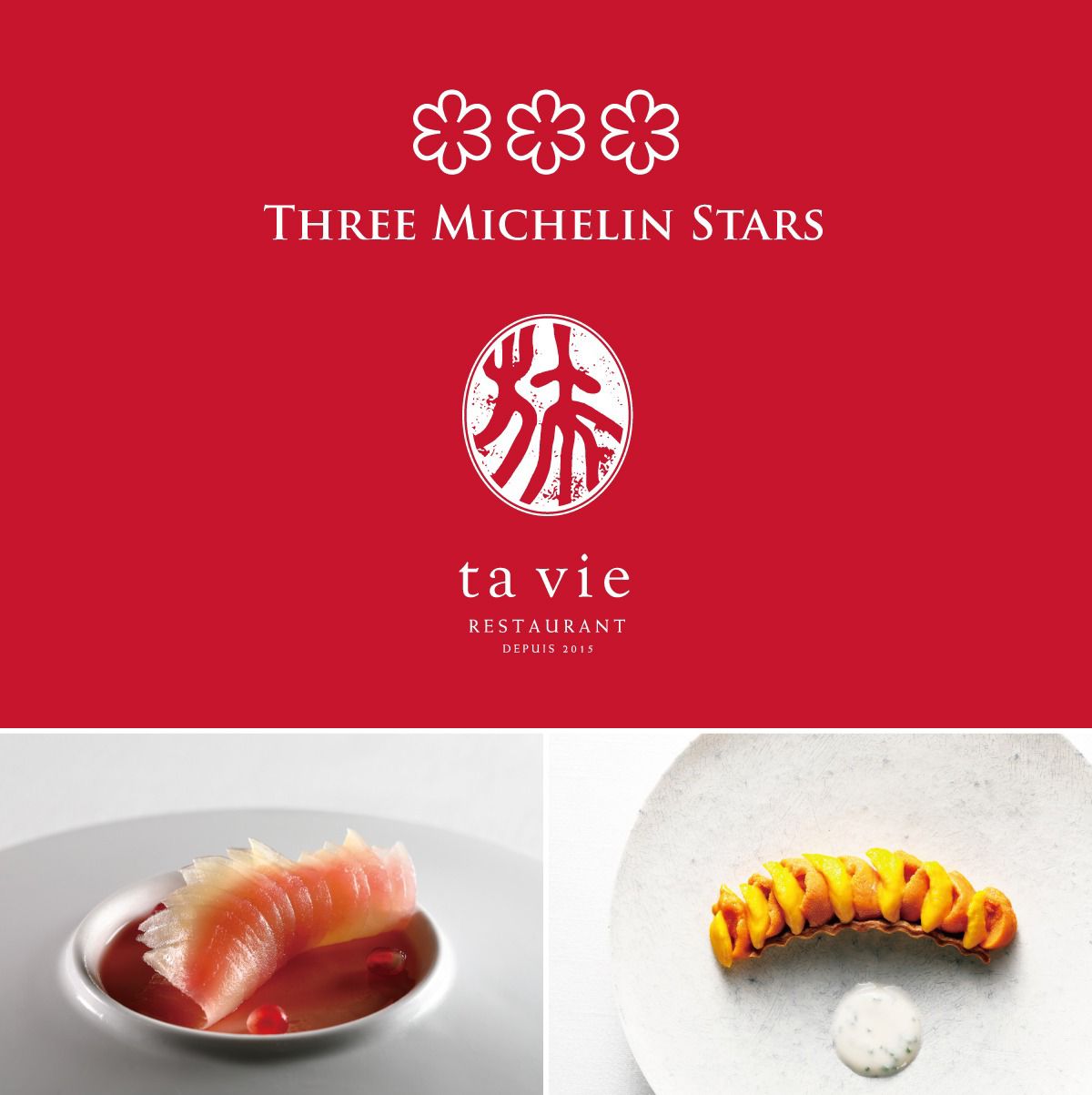 Ta Vie awarded Three MICHELIN Stars