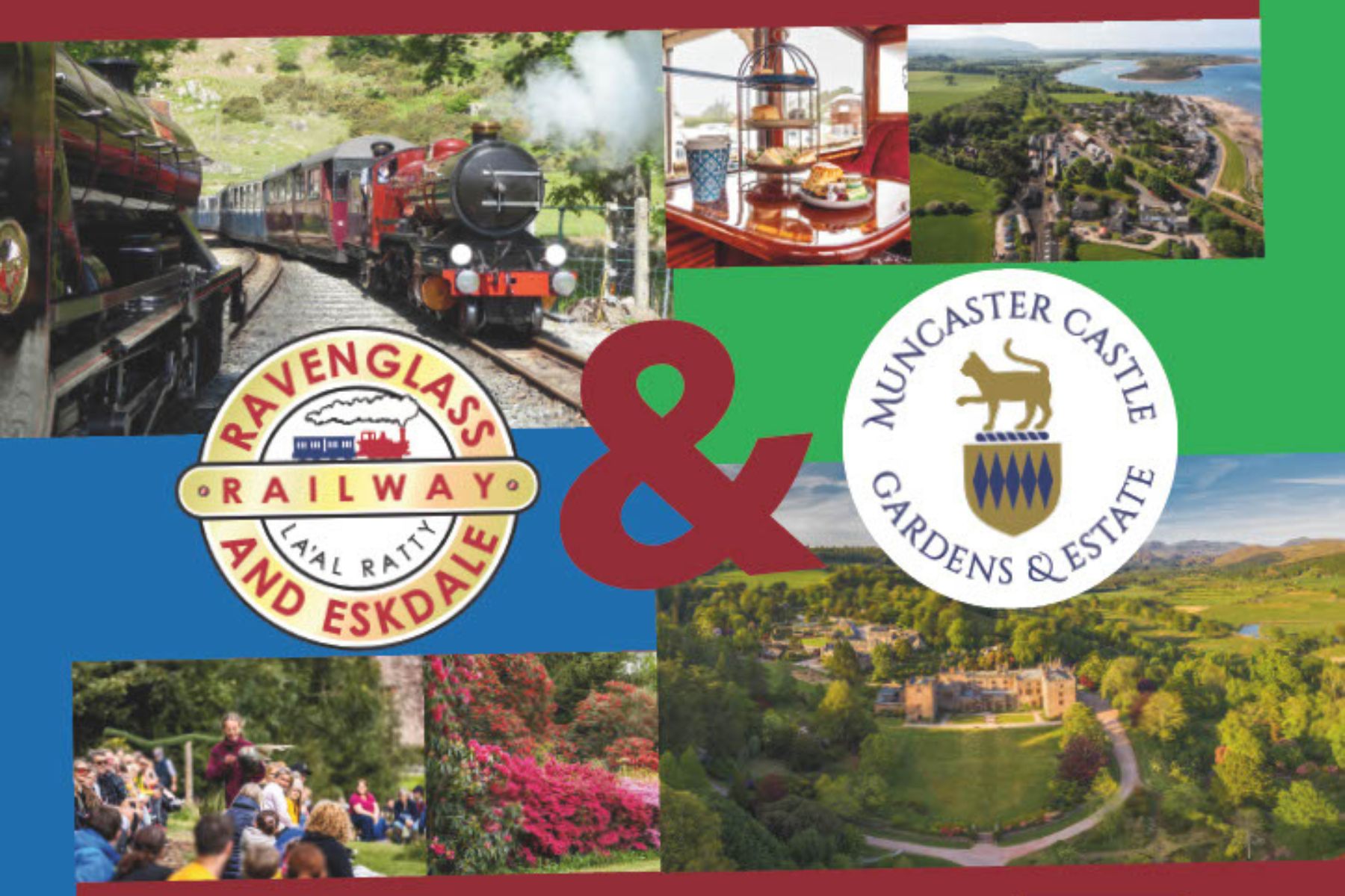 Joint Attractions Ticket with Muncaster Castle and Gardens