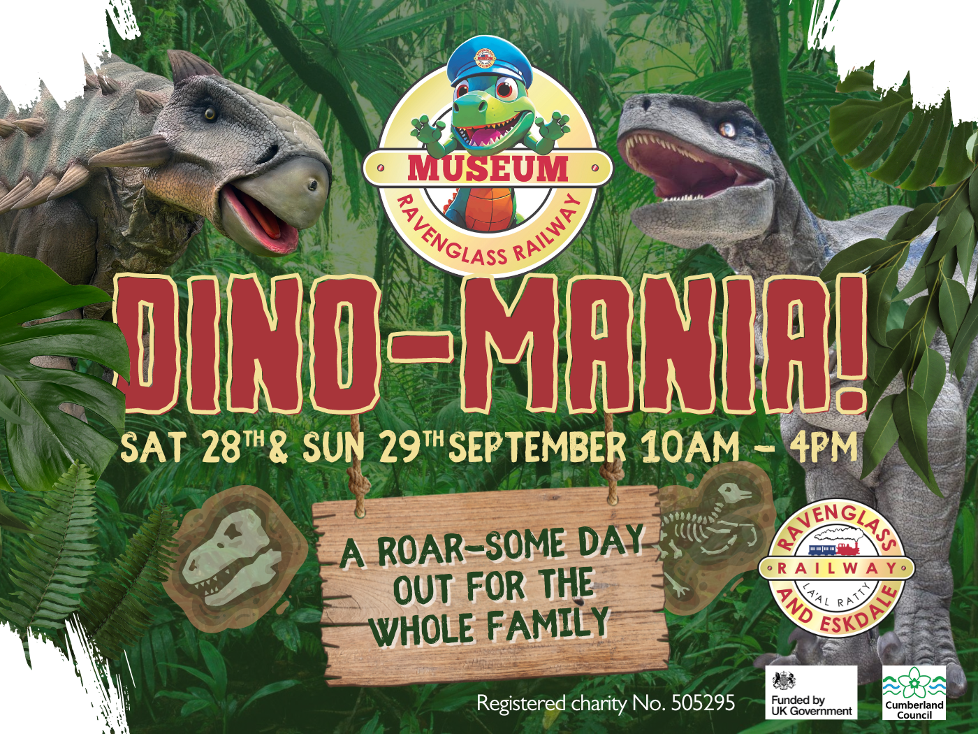 Dino-Mania Weekend at the Ravenglass Railway Museum